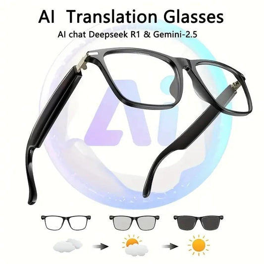 AI Interpretation Smart Glasses, 164 languages, Smart Audio & AI Chat