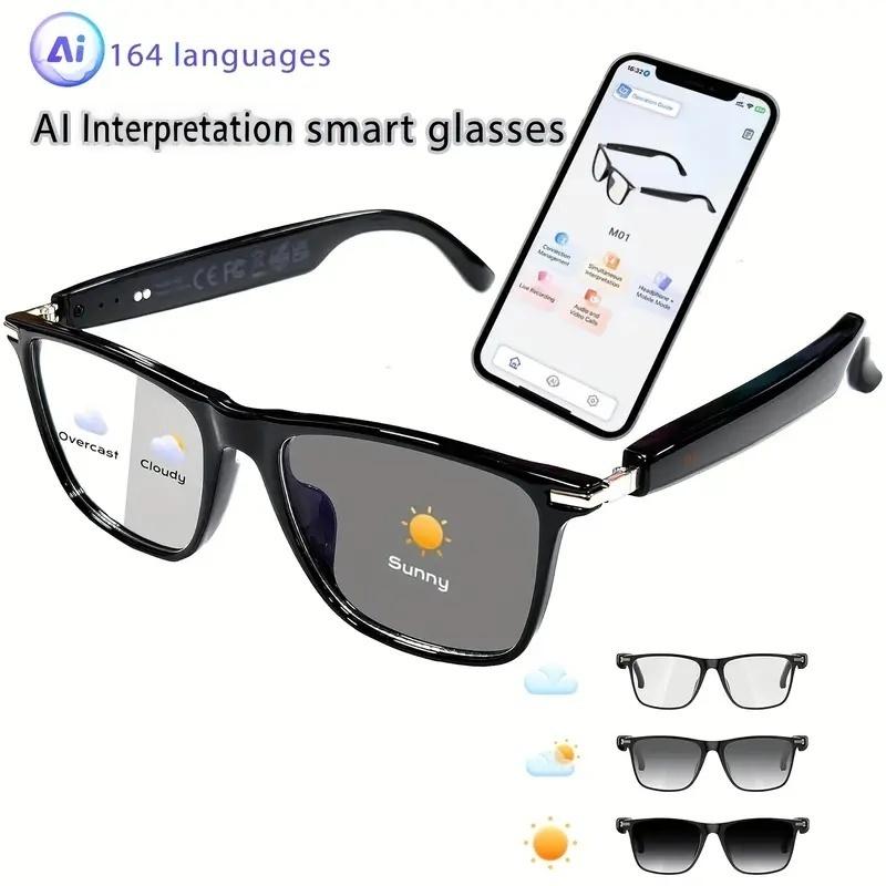 AI Interpretation Smart Glasses, 164 languages, Smart Audio & AI Chat